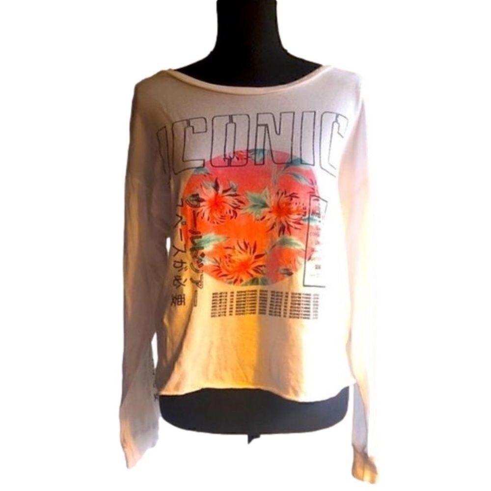 Grayson Threads “Iconic” Cropped Graphic Longsleeve T Shirt